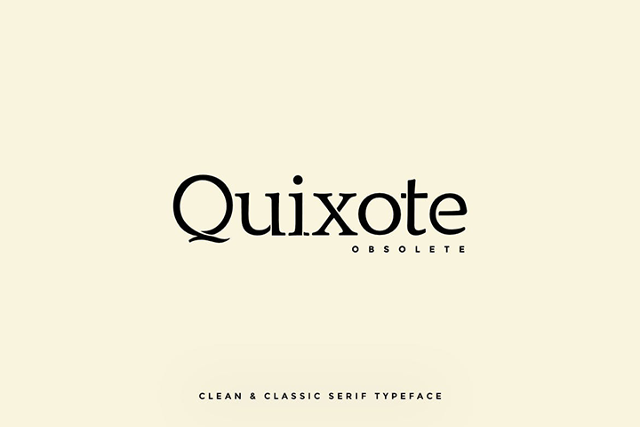Шрифт Quixote Obsolete